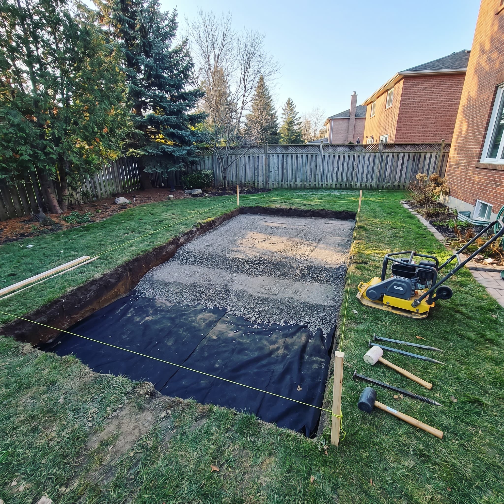 Design & Detailed Estimate — McCoy Landscape Group paver driveway process